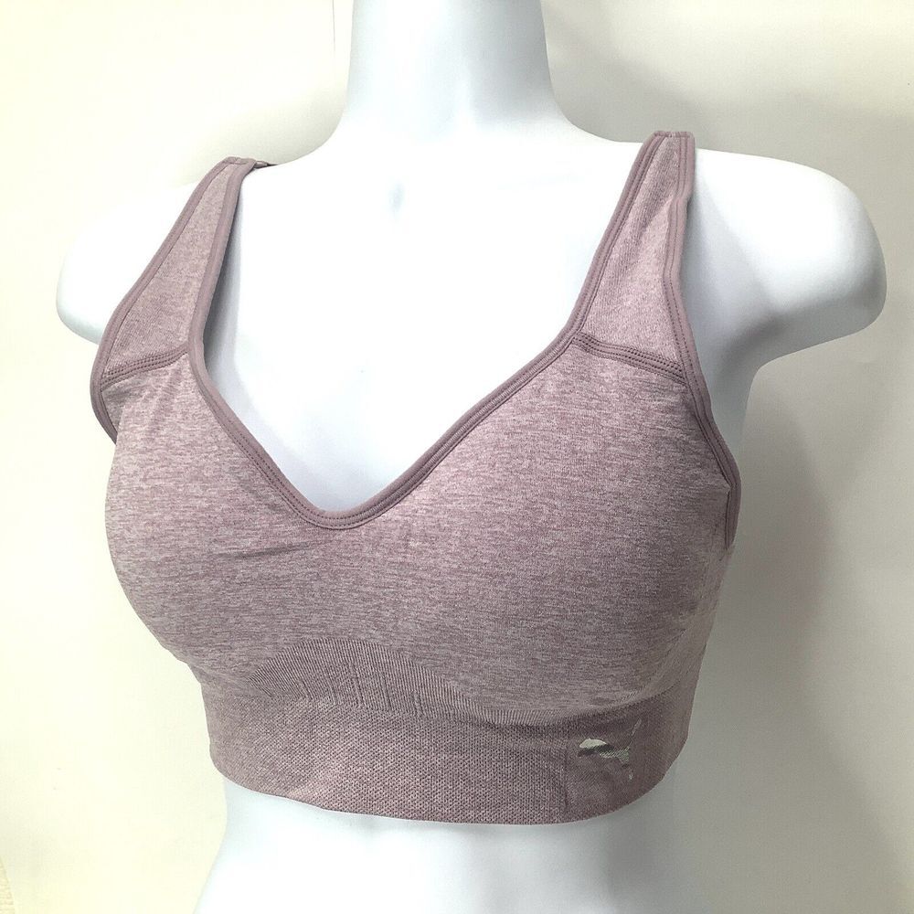 PUMA Rose Pink Sports Bras Size Small Seamless  Women's New NO‎ Box 1 piece